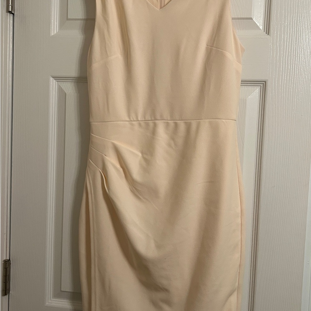 NWT Cream Sleeveless Dress